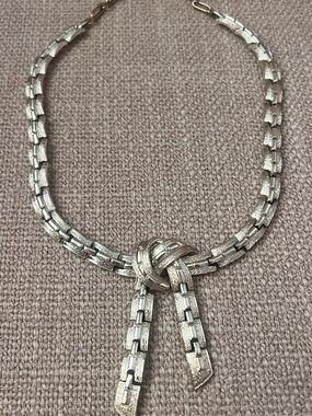 Vintage Coro Silver Knot